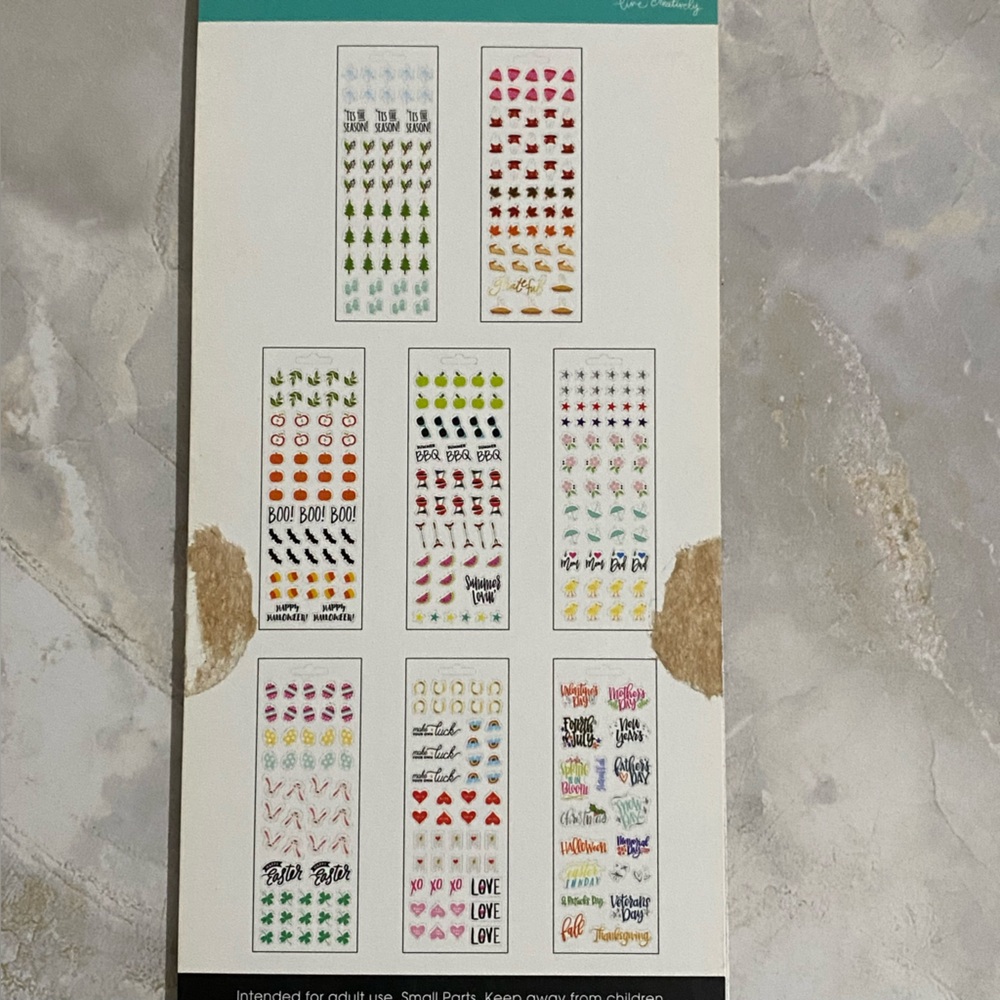 The Happy Planner Festive Holiday Planner Stickers Lot - Picture 5 of 7